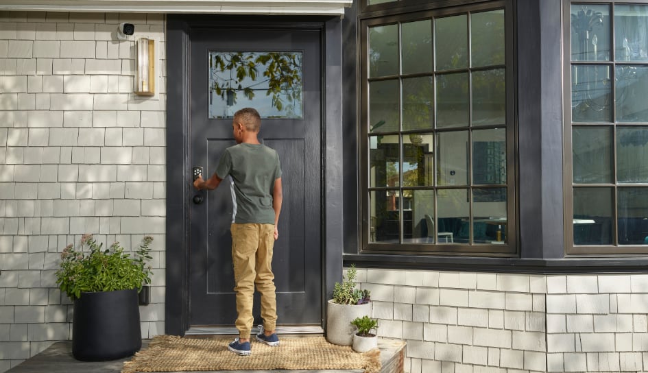 Vivint Smart Lock on home in Naperville