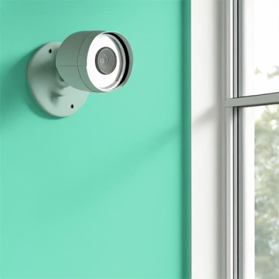 Naperville vivint camera facing a window